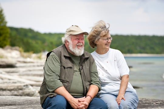 Heavier Couple Sitting